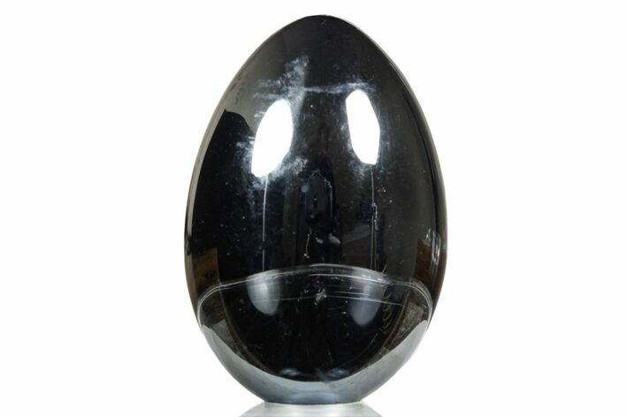 Polished Silicon Egg - California #356378
